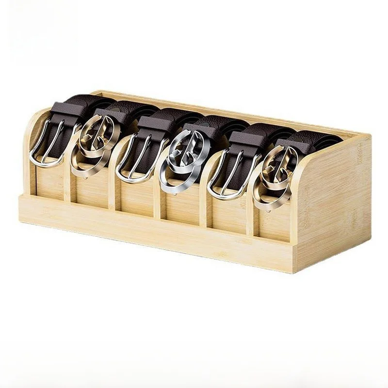 Bamboo Waist Belt Storage Box Counter Business Belt Display Box Simple Style Family Storage Tools for Wardrobe Accessories
Bamboo Waist Belt Storage Box Counter Business Belt Display Box Simple Style Family Storage Tools for Wardrobe Accessories