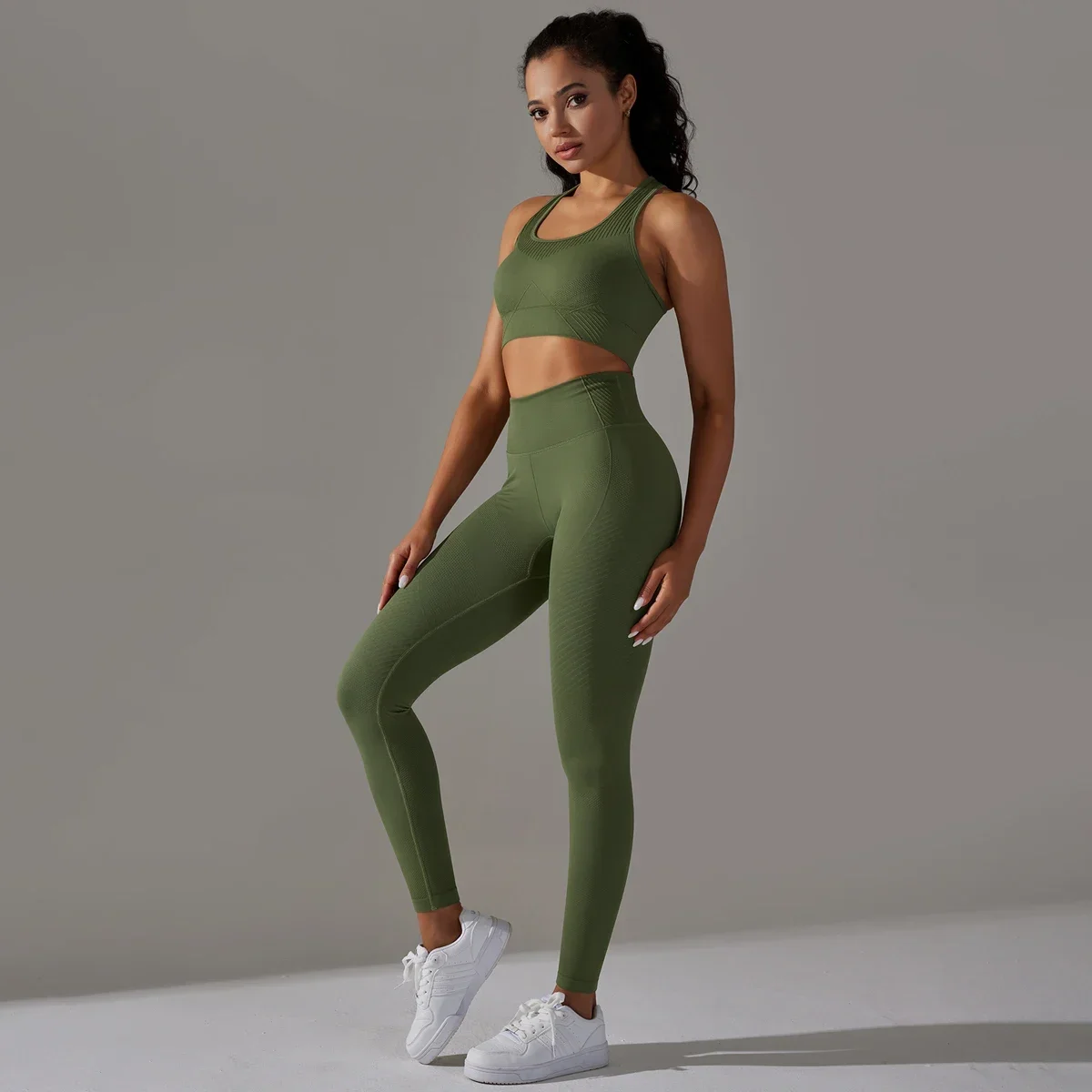 Women Yoga Set Seamless Sport Gym Set Bra Workout Running High Waist Leggings For Women Suit For Fitness Clothes Gymwear
Women Yoga Set Seamless Sport Gym Set Bra Workout Running High Waist Leggings For Women Suit For Fitness Clothes Gymwear