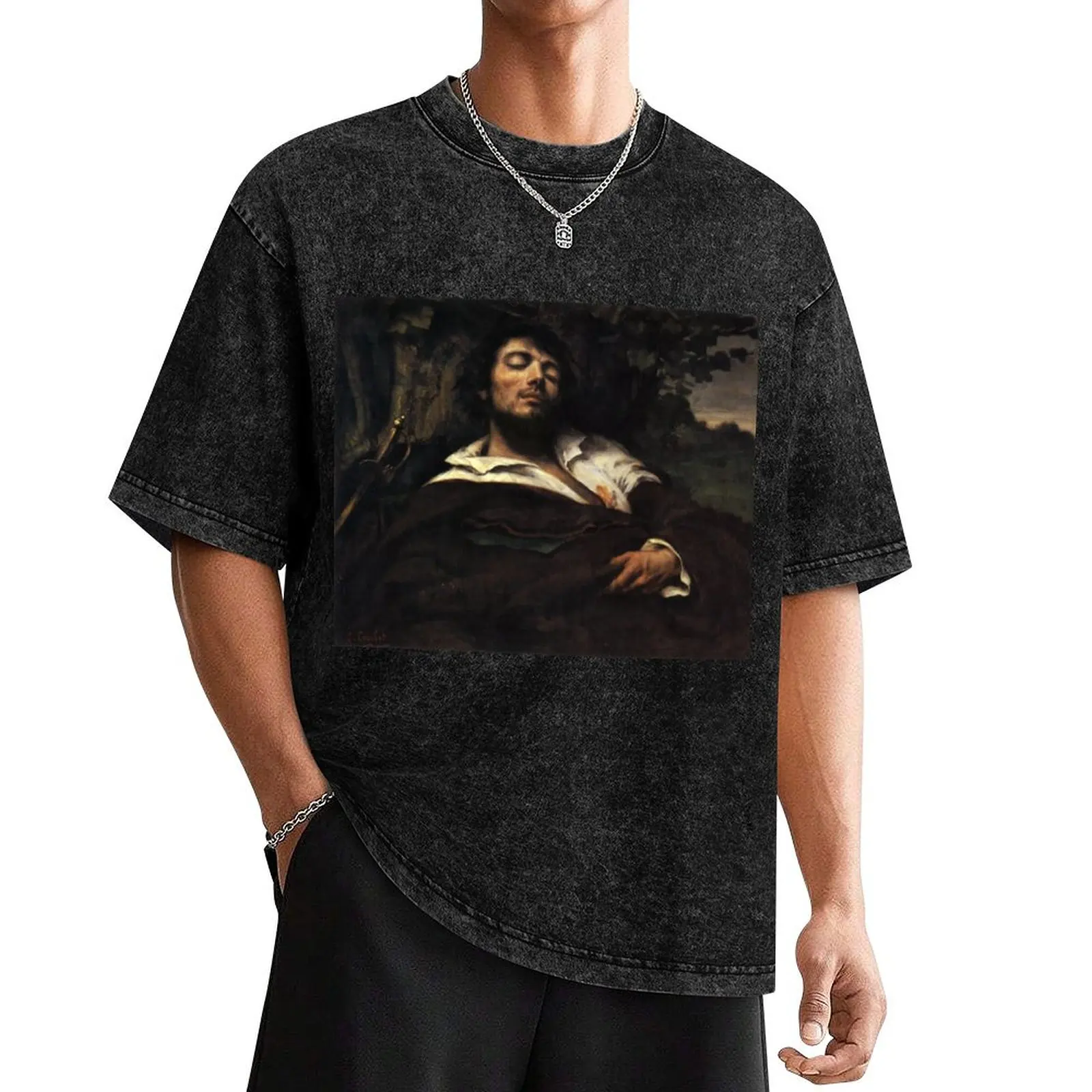 Gustave Courbet - Wounded Man - L'Homme blessé T-Shirt Funny t-shirt shirts graphic tee funny t shirts men
Gustave Courbet - Wounded Man - L'Homme blessé T-Shirt Funny t-shirt shirts graphic tee funny t shirts men
