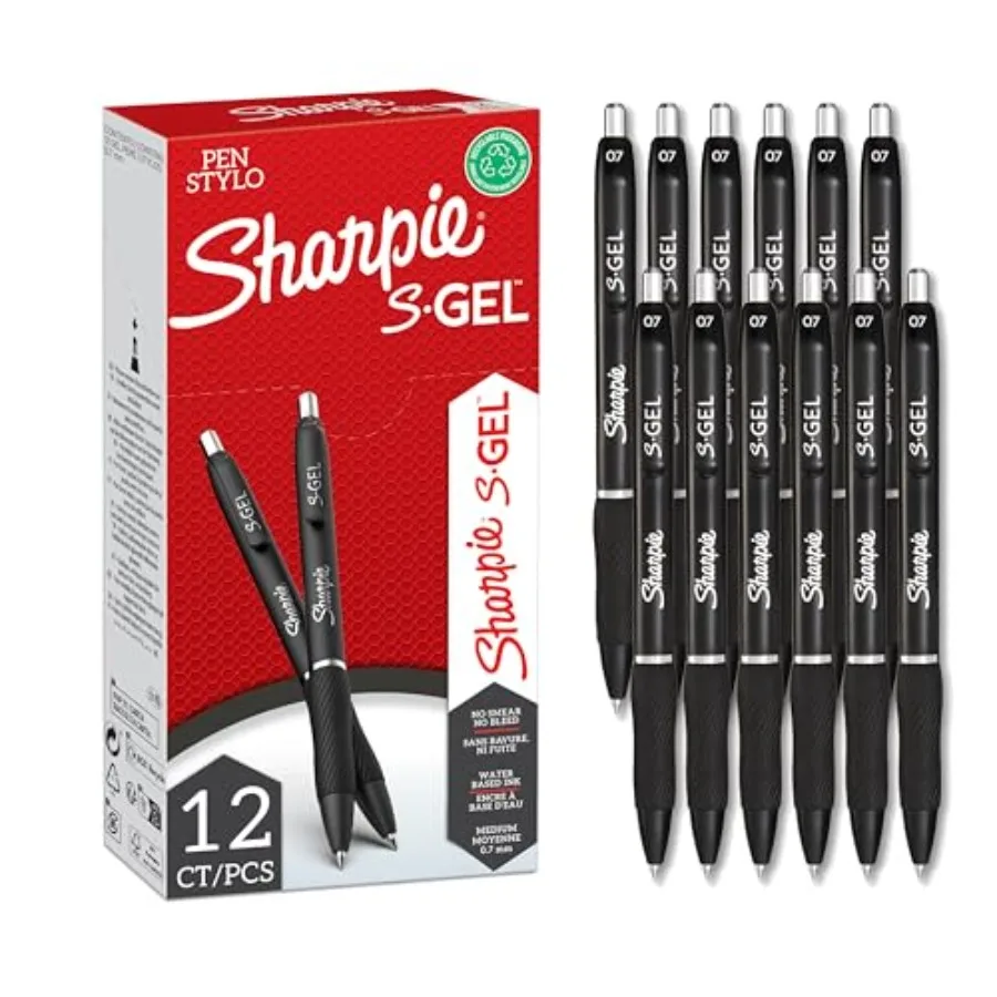 S-Gel Gel Pens Medium Point 0.7mm Ink 12 Count
S-Gel Gel Pens Medium Point 0.7mm Ink 12 Count