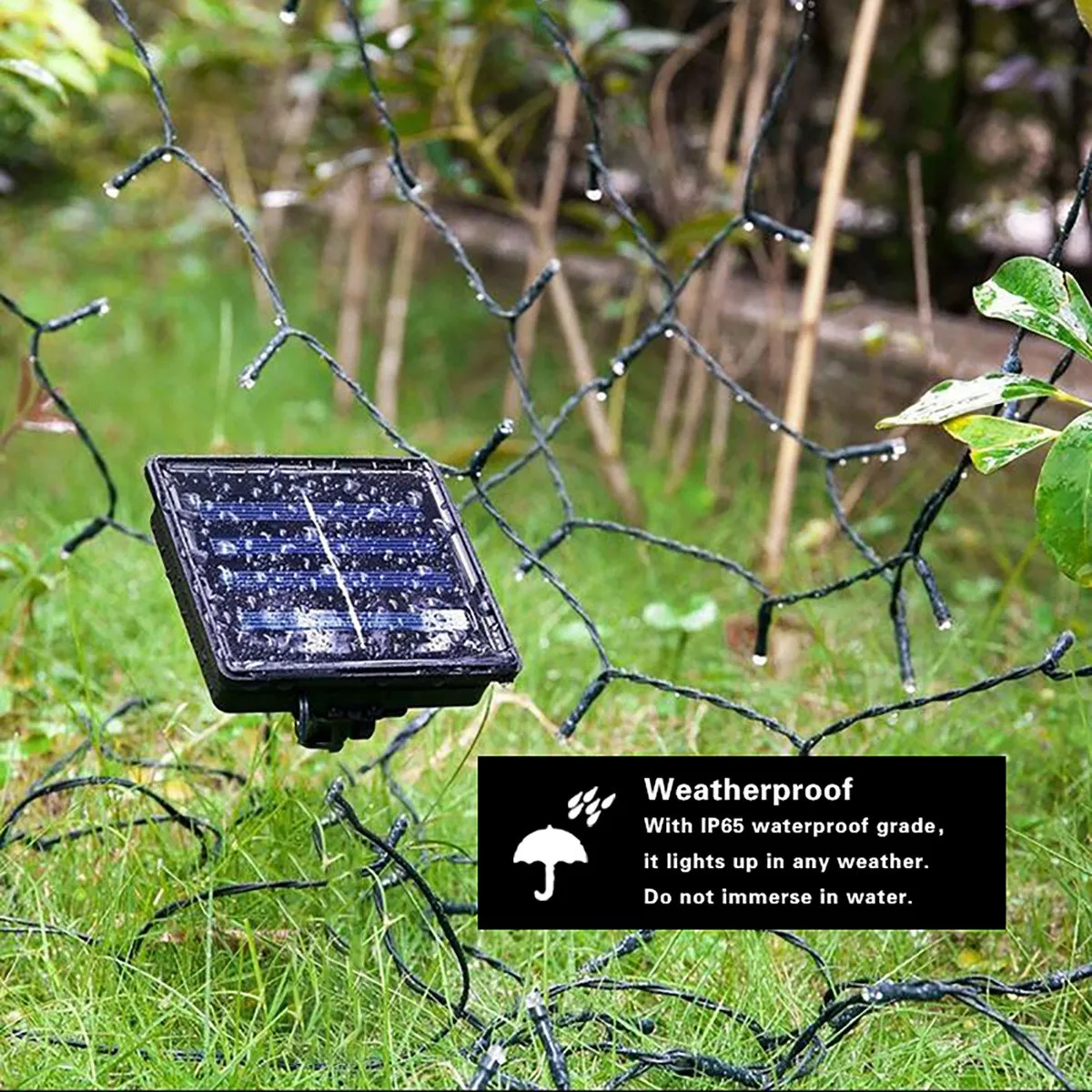 100 Leds Solar String Lights Outdoor Waterproof Led Decorative Light For Garden Patio Yard Pathway Wedding Christmas Decoration
100 Leds Solar String Lights Outdoor Waterproof Led Decorative Light For Garden Patio Yard Pathway Wedding Christmas Decoration