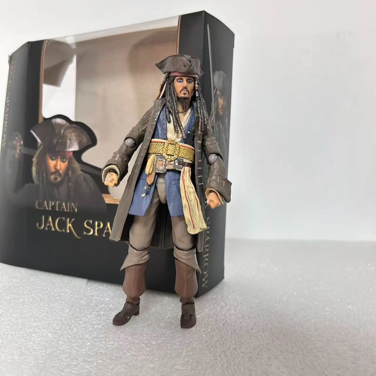 Pirates of The Caribbean Captain Jack Sparrow Anime Figure SHFiguats Action Figures Collectable Model Toys for Christmas Gift
Pirates of The Caribbean Captain Jack Sparrow Anime Figure SHFiguats Action Figures Collectable Model Toys for Christmas Gift