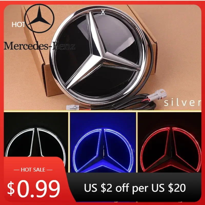 Car Sticker for Mercedes Benz led Emblem Light Front Grilled Star Illuminated Logo White Blue Red badge W204 W205W213W253W166W1
Car Sticker for Mercedes Benz led Emblem Light Front Grilled Star Illuminated Logo White Blue Red badge W204 W205W213W253W166W1