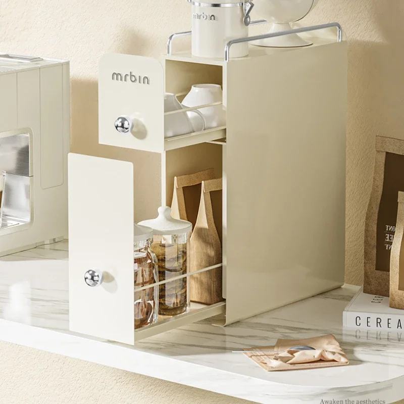 Coffee Corner Storage Rack Multi-Function Organizer for Capsules Water Cups and Tea Cups with Dust-Proof Drawer
Coffee Corner Storage Rack Multi-Function Organizer for Capsules Water Cups and Tea Cups with Dust-Proof Drawer