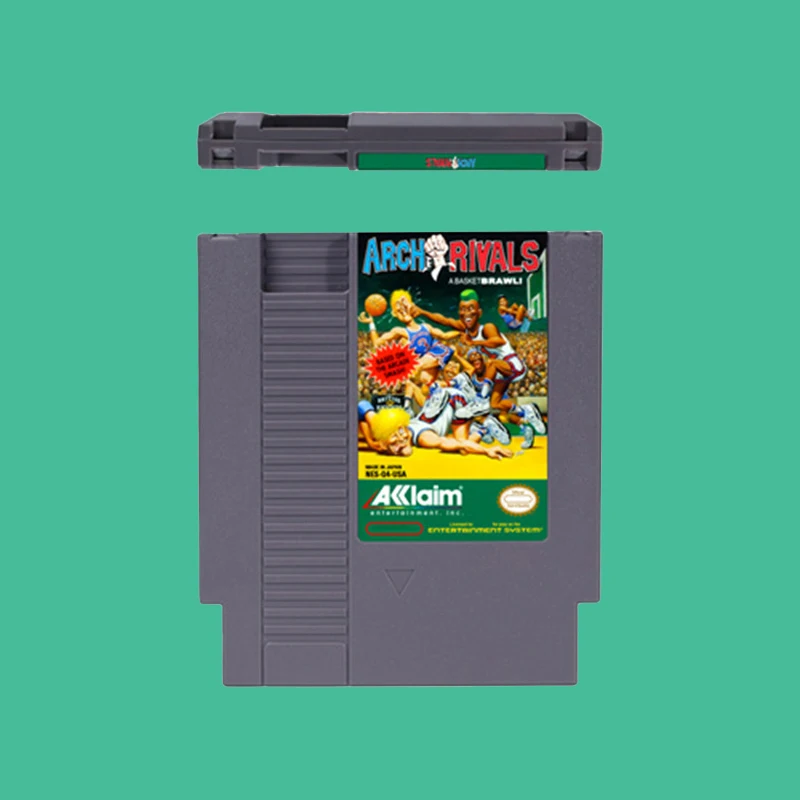 Arch Rivals - A Basketbrawl! - 72 pins Game Cartridge for 8bit NES Video Game Console
Arch Rivals - A Basketbrawl! - 72 pins Game Cartridge for 8bit NES Video Game Console
