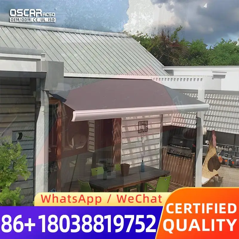Balcony Garden Motorized Remote Control Outdoor Full Cassette Retractable Shade Canopies For Patio Yard Deck Retractable Awning
Balcony Garden Motorized Remote Control Outdoor Full Cassette Retractable Shade Canopies For Patio Yard Deck Retractable Awning