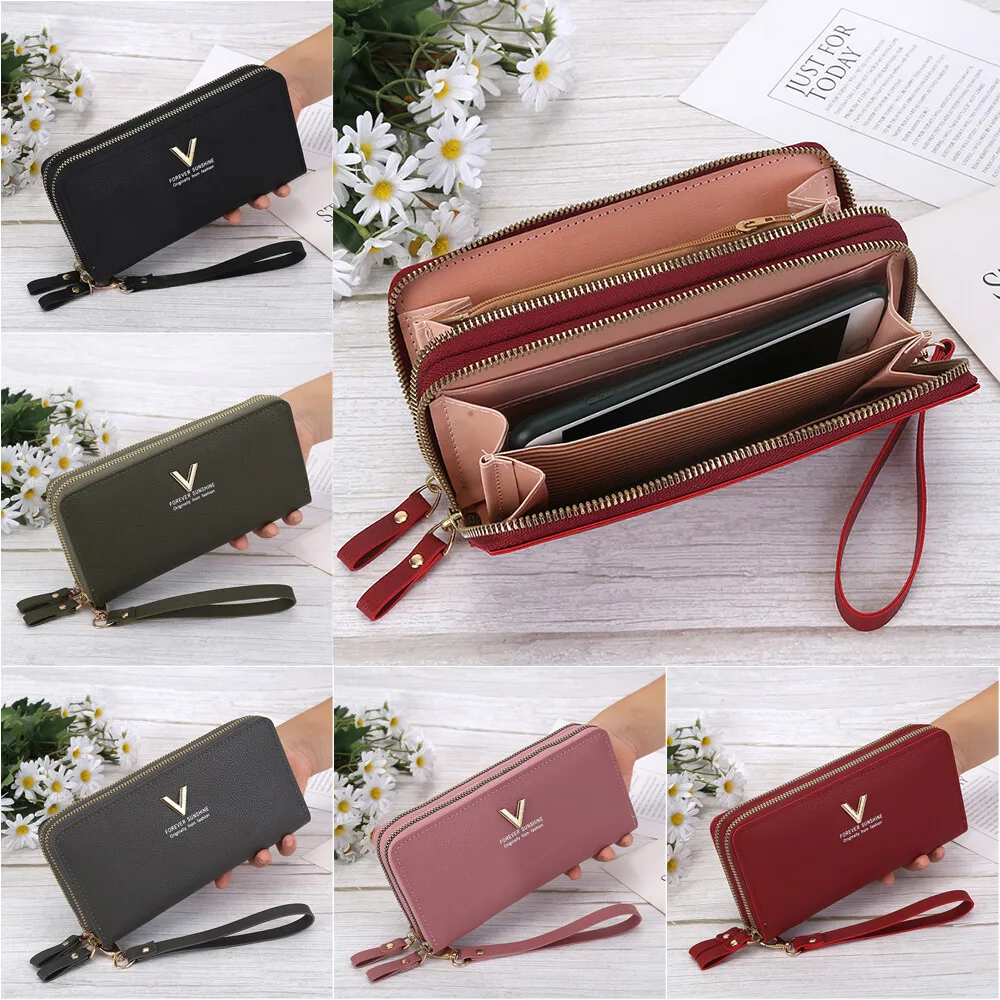 Long Women's Wallet Female Purses Coin Purse Card Holder Wallets Double Zipper Handbag PU Leather Clutch Money Phone Bag
Long Women's Wallet Female Purses Coin Purse Card Holder Wallets Double Zipper Handbag PU Leather Clutch Money Phone Bag