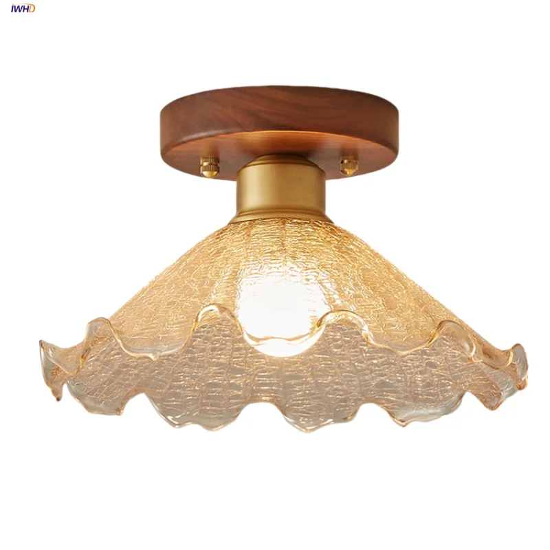 IWHD Amber Glass LED Ceiling Light Fixture Dining Room Aisle Balcony Vintage Ice Crack Home Lighting Ceiling Lamp Lampa Sufitowa
IWHD Amber Glass LED Ceiling Light Fixture Dining Room Aisle Balcony Vintage Ice Crack Home Lighting Ceiling Lamp Lampa Sufitowa