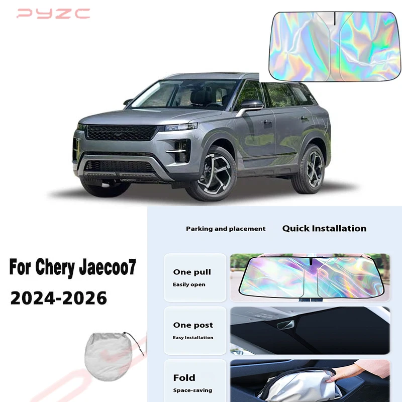 For Chery Jaecoo7 2024-2026 Car Windshield Sunshade Cover Front Window Sun Shade Visor Auto Interior UV Protection
For Chery Jaecoo7 2024-2026 Car Windshield Sunshade Cover Front Window Sun Shade Visor Auto Interior UV Protection