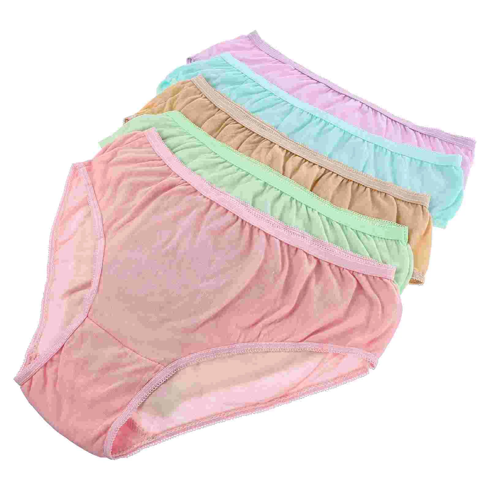 5 Pcs Disposable Panties Lingerie Sauna Underwear for Spa Portable Briefs Practical Travel Cotton Pure
5 Pcs Disposable Panties Lingerie Sauna Underwear for Spa Portable Briefs Practical Travel Cotton Pure