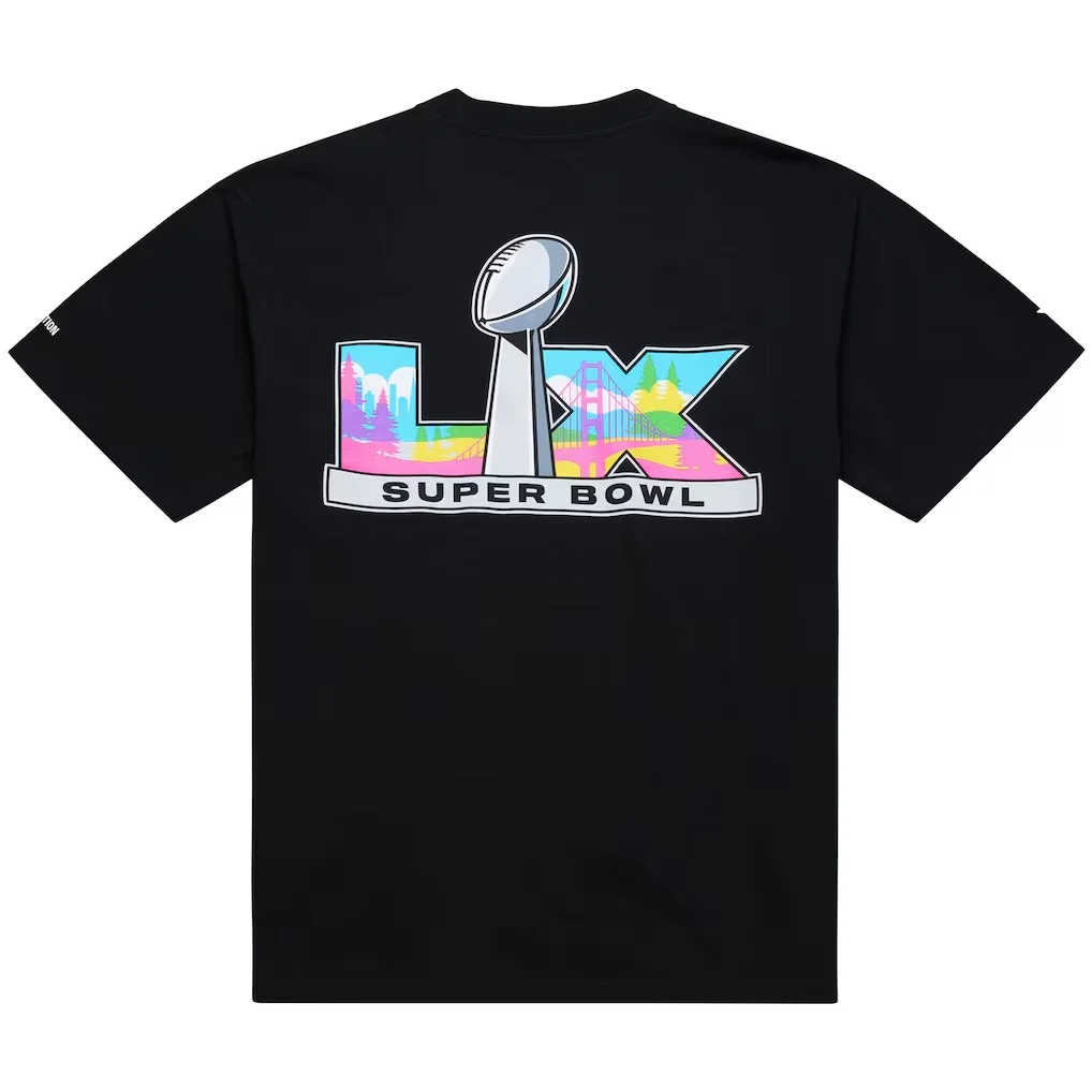Новая футболка Super Bowl 2026 для мужчин и женщин, летняя, из чистого хлопка, модная повседневная футболка с коротким рукавом, уличная одежда
Новая футболка Super Bowl 2026 для мужчин и женщин, летняя, из чистого хлопка, модная повседневная футболка с коротким рукавом, уличная одежда