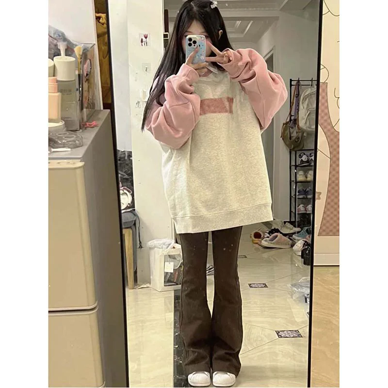 Женские толстовки с длинным рукавом, женские шикарные уникальные однотонные качественные вязаные принты для тренировок, Sudaderas, женские галстуки с v-образным вырезом для пар
Женские толстовки с длинным рукавом, женские шикарные уникальные однотонные качественные вязаные принты для тренировок, Sudaderas, женские галстуки с v-образным вырезом для пар