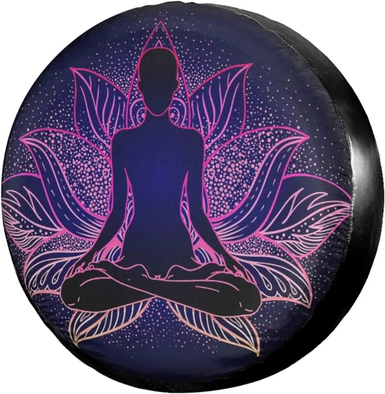 Lotus Yoga Mandala Flower Spare Tire Cover Polyester Sunscreen Waterproof Wheel Covers for Trailer SUV Truck Many Vehicles
Lotus Yoga Mandala Flower Spare Tire Cover Polyester Sunscreen Waterproof Wheel Covers for Trailer SUV Truck Many Vehicles