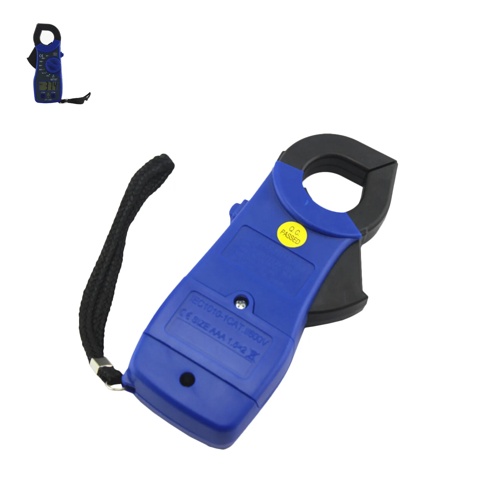 Mt87 Blue Digital Clamp Meter Mini Portable Multitester High Sensitivity Ac Current Voltage Tester LCD Display Data Hold Digital
Mt87 Blue Digital Clamp Meter Mini Portable Multitester High Sensitivity Ac Current Voltage Tester LCD Display Data Hold Digital