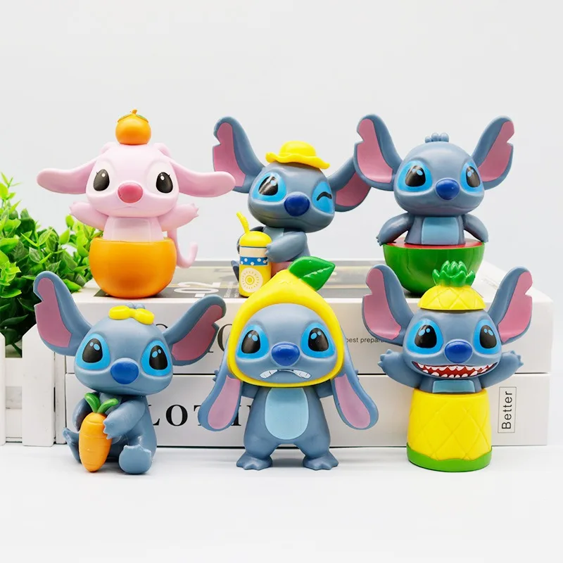 Аниме фильм Лило и Стич фрукты и овощи забавная серия Стич фигурка слепая коробка модель настольная коллекция игрушка в подарок
Аниме фильм Лило и Стич фрукты и овощи забавная серия Стич фигурка слепая коробка модель настольная коллекция игрушка в подарок