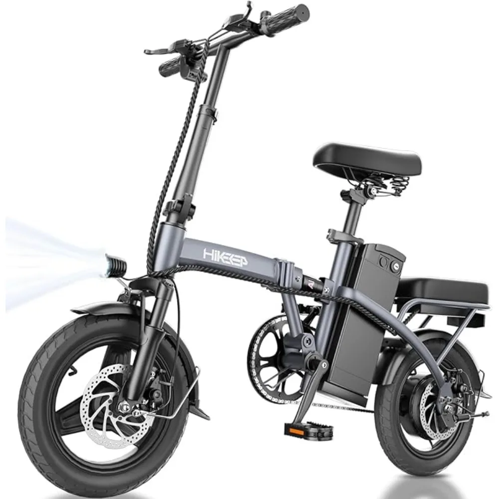 Folding Electric Bikes for Adults,14” Tire 22Mph 400W (Peak 600W) Motor Mini Small Ebike and Multi-Shock Absorption Adjustable
Folding Electric Bikes for Adults,14” Tire 22Mph 400W (Peak 600W) Motor Mini Small Ebike and Multi-Shock Absorption Adjustable