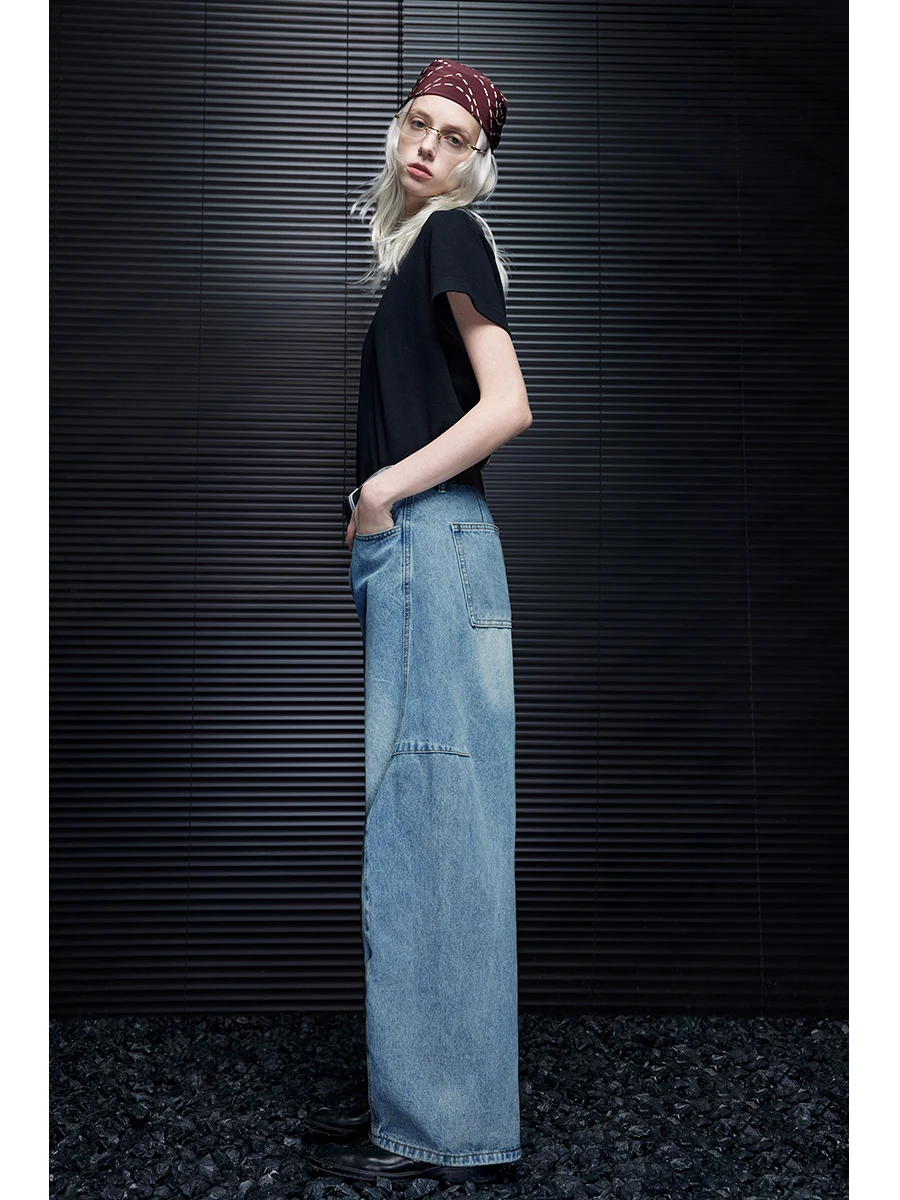 Свободные широкие джинсовые джинсы, женские весенние 2024, новый американский ретро-дизайн, длинные леггинсы с эффектом, повседневные модные синие джинсы
Свободные широкие джинсовые джинсы, женские весенние 2024, новый американский ретро-дизайн, длинные леггинсы с эффектом, повседневные модные синие джинсы