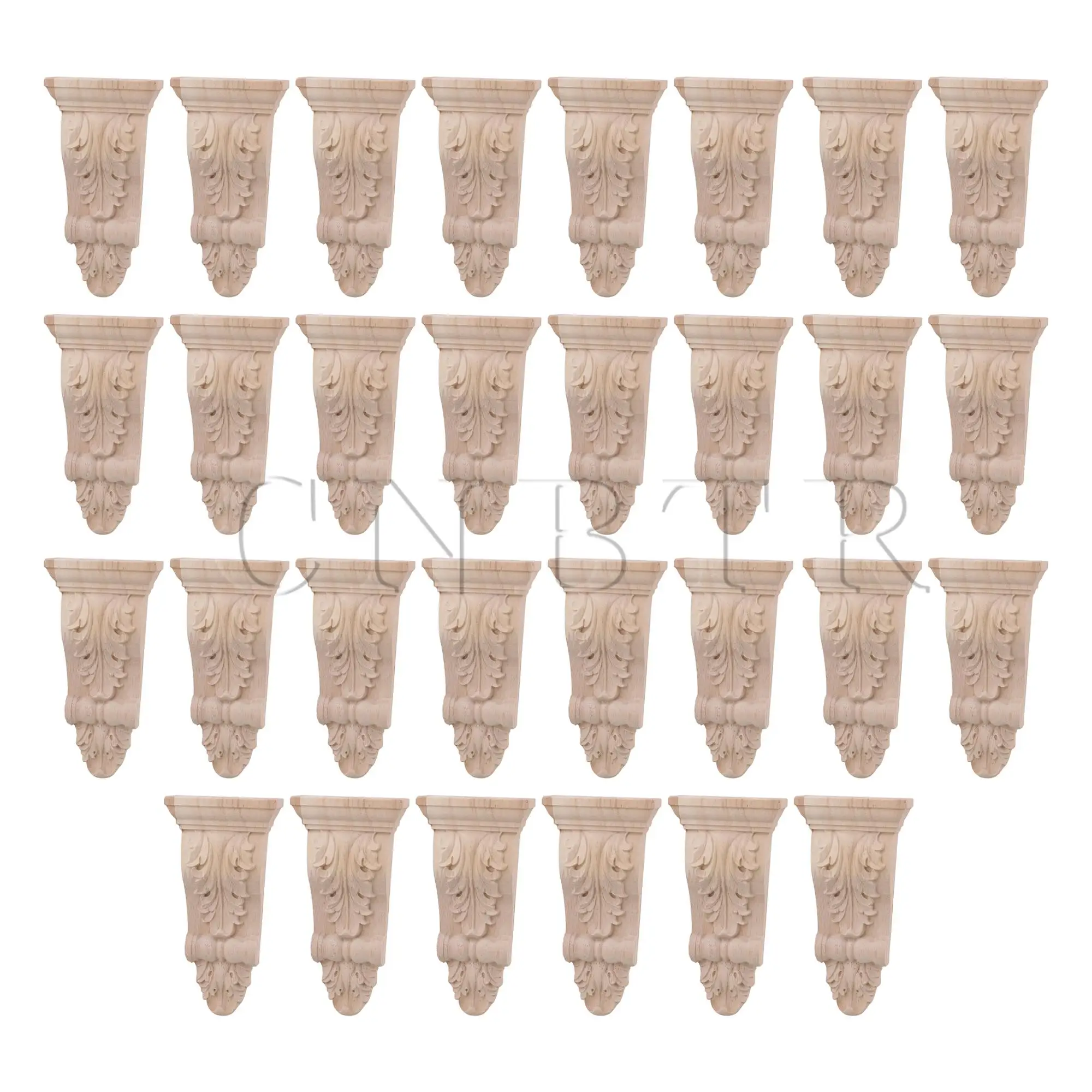 CNBTR 30Pieces Vintage Wood Decorative Corbel Wall Mounted 3.15" x 0.98" x 6.3" F46
CNBTR 30Pieces Vintage Wood Decorative Corbel Wall Mounted 3.15" x 0.98" x 6.3" F46