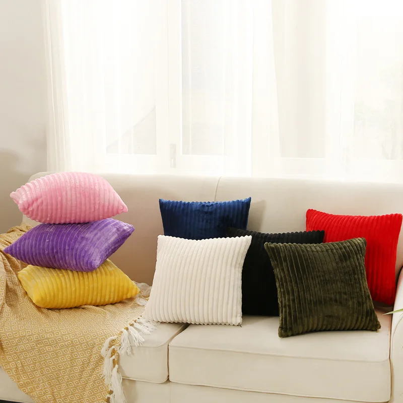 Corduroy Pillow Case 45cm×45cm Home Decor Bed Living Room Decoration Solid Color Pillow Case Soft Striped Sofa Cushion Cover
Corduroy Pillow Case 45cm×45cm Home Decor Bed Living Room Decoration Solid Color Pillow Case Soft Striped Sofa Cushion Cover