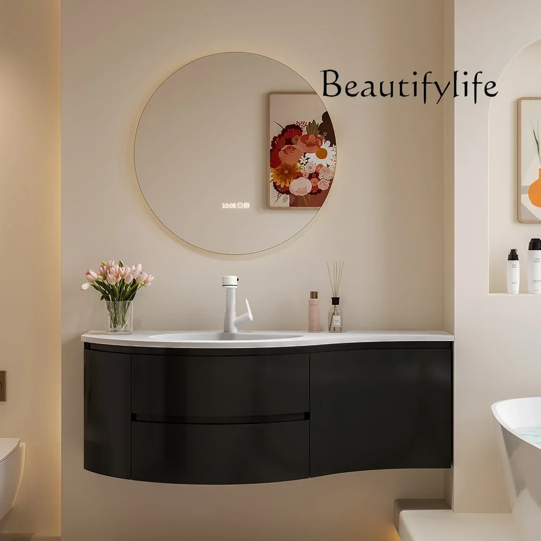 yj19 French Cream Style new Corian Integrated Basin Wash Rack Bathroom Cabinet fashion Combination Wash Sink Customization
yj19 French Cream Style new Corian Integrated Basin Wash Rack Bathroom Cabinet fashion Combination Wash Sink Customization