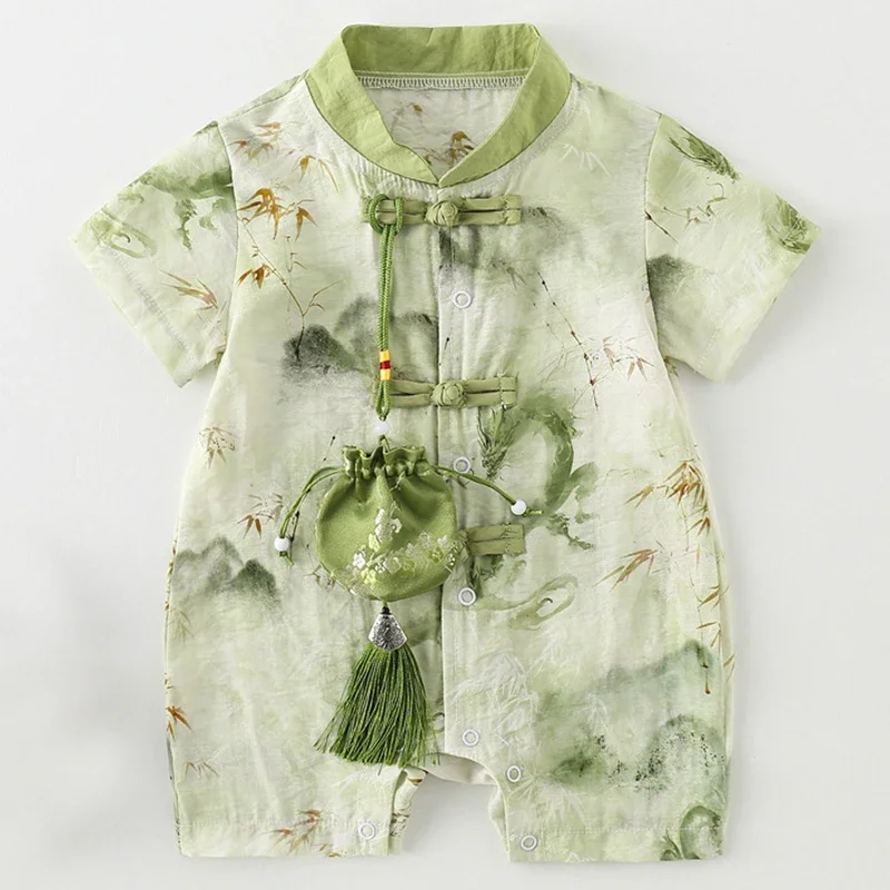 2Piece Sets Summer Baby Boy Clothes 0 3 Months Chinese Style Fashion Print Short Sleeve Rompers Jumpsuits Newborn Items BC2131
2Piece Sets Summer Baby Boy Clothes 0 3 Months Chinese Style Fashion Print Short Sleeve Rompers Jumpsuits Newborn Items BC2131
