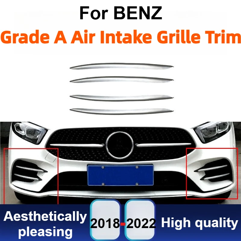 For Mercedes-Benz A-Class W177 A180L A200L 2019+ Front Grille Mesh Trim Fog Light Cover Strip Exterior Styling Modification Kit
For Mercedes-Benz A-Class W177 A180L A200L 2019+ Front Grille Mesh Trim Fog Light Cover Strip Exterior Styling Modification Kit