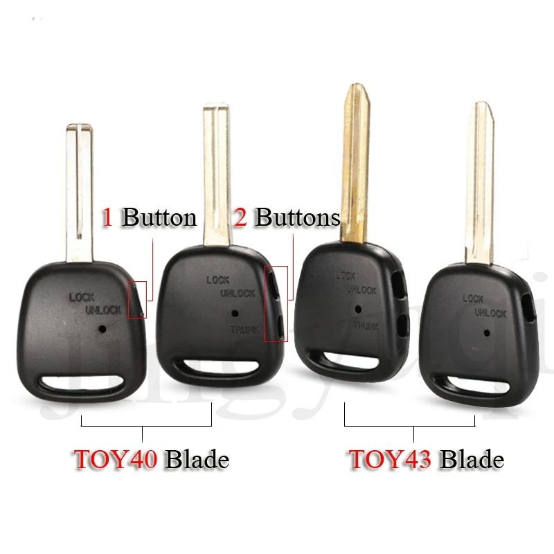 jingyuqin Key Shell For Toyota Estima Harrier Previa Corolla 1/2Side Buttons Remote Car Key Case With TOY40/TOY43 Uncut Blade
jingyuqin Key Shell For Toyota Estima Harrier Previa Corolla 1/2Side Buttons Remote Car Key Case With TOY40/TOY43 Uncut Blade