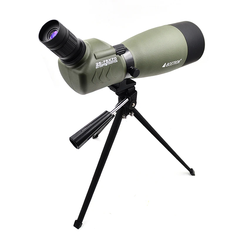 Birding Watching Hunting 45-Degree Angled Eyepiece Zoom 25-75x70 Spotting Scope
Birding Watching Hunting 45-Degree Angled Eyepiece Zoom 25-75x70 Spotting Scope