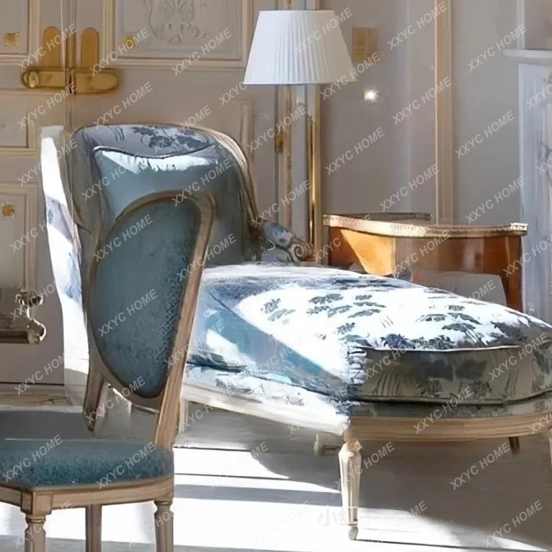light luxury solid wood living room concubine chair fabric carved villa club bedroom, sofa
light luxury solid wood living room concubine chair fabric carved villa club bedroom, sofa