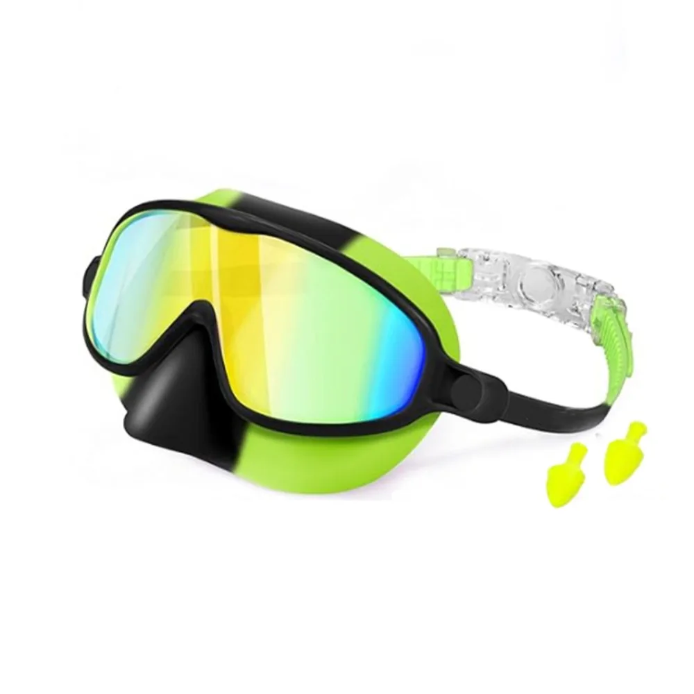No Leak Wide View Kids Swimming Glasses Nose Cover Anti-Fog Toddlers Diving Glasses Silicone UV400 Swimming Eyewear Aged 3-15
No Leak Wide View Kids Swimming Glasses Nose Cover Anti-Fog Toddlers Diving Glasses Silicone UV400 Swimming Eyewear Aged 3-15