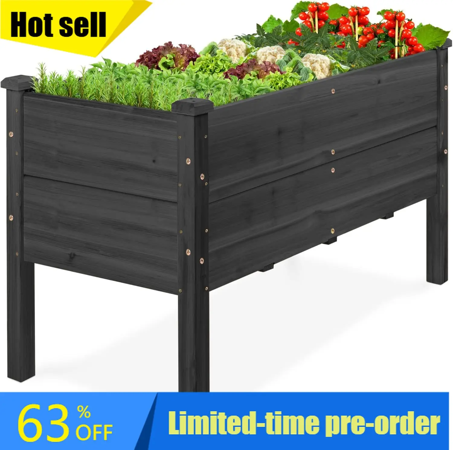 Горячая распродажа! Лучший выбор: приподнятая грядка Best Choice Products 48 x 24 x 30 дюймов с глубиной 16 дюймов, деревянная подставка-ящик для растений.
Горячая распродажа! Лучший выбор: приподнятая грядка Best Choice Products 48 x 24 x 30 дюймов с глубиной 16 дюймов, деревянная подставка-ящик для растений.
