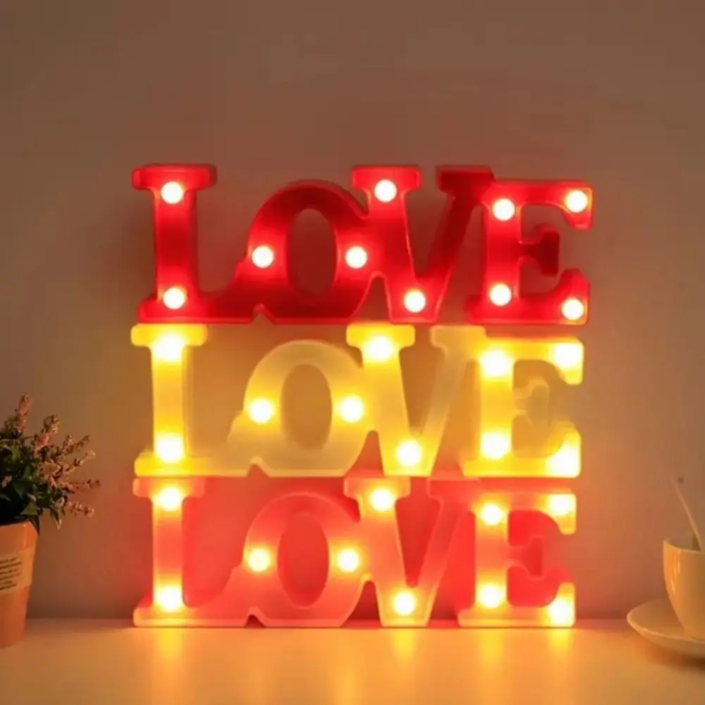 Proposal 3D Design LED Night Light Warm Light Red Color Table Lamp Plastic Material Heart Shaped Heart Marquee Lamp Wedding
Proposal 3D Design LED Night Light Warm Light Red Color Table Lamp Plastic Material Heart Shaped Heart Marquee Lamp Wedding