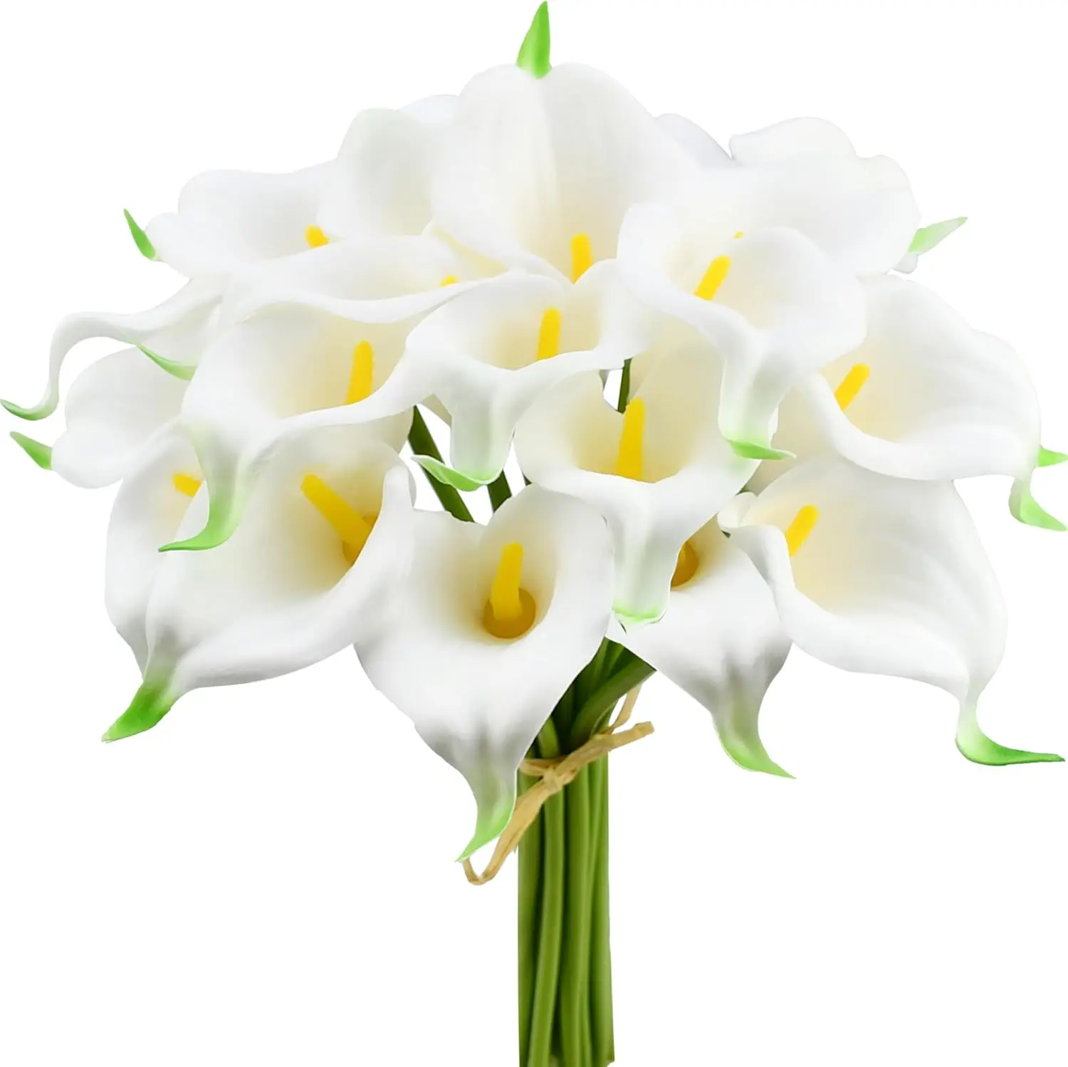 12 Pcs White Artificial Flowers Fake White Calla Lily Flower for Wedding Office Home Kitchen Decor
12 Pcs White Artificial Flowers Fake White Calla Lily Flower for Wedding Office Home Kitchen Decor
