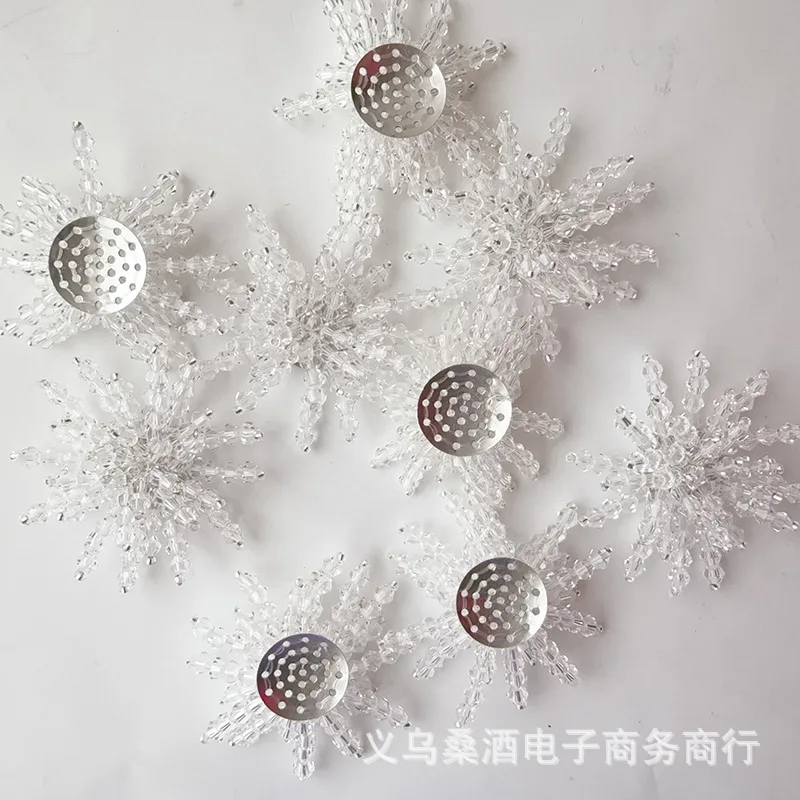 Premium Handmade Crystal Snowflake Beads Clog Accessories for Garment Decoration DIY Shoe Buckle Material High Quality
Premium Handmade Crystal Snowflake Beads Clog Accessories for Garment Decoration DIY Shoe Buckle Material High Quality