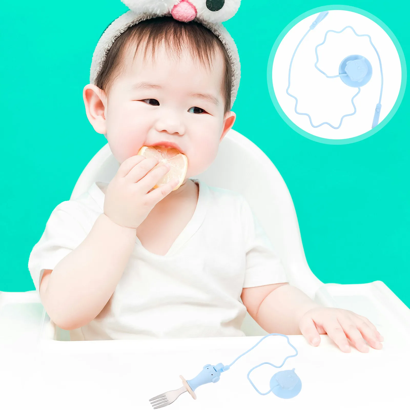 1Pair Silicone Baby Utensils Holder Strap with Strong Suction Cup for Highchair Prevents Spoon Fork Drop Keeps Utensils Clean
1Pair Silicone Baby Utensils Holder Strap with Strong Suction Cup for Highchair Prevents Spoon Fork Drop Keeps Utensils Clean