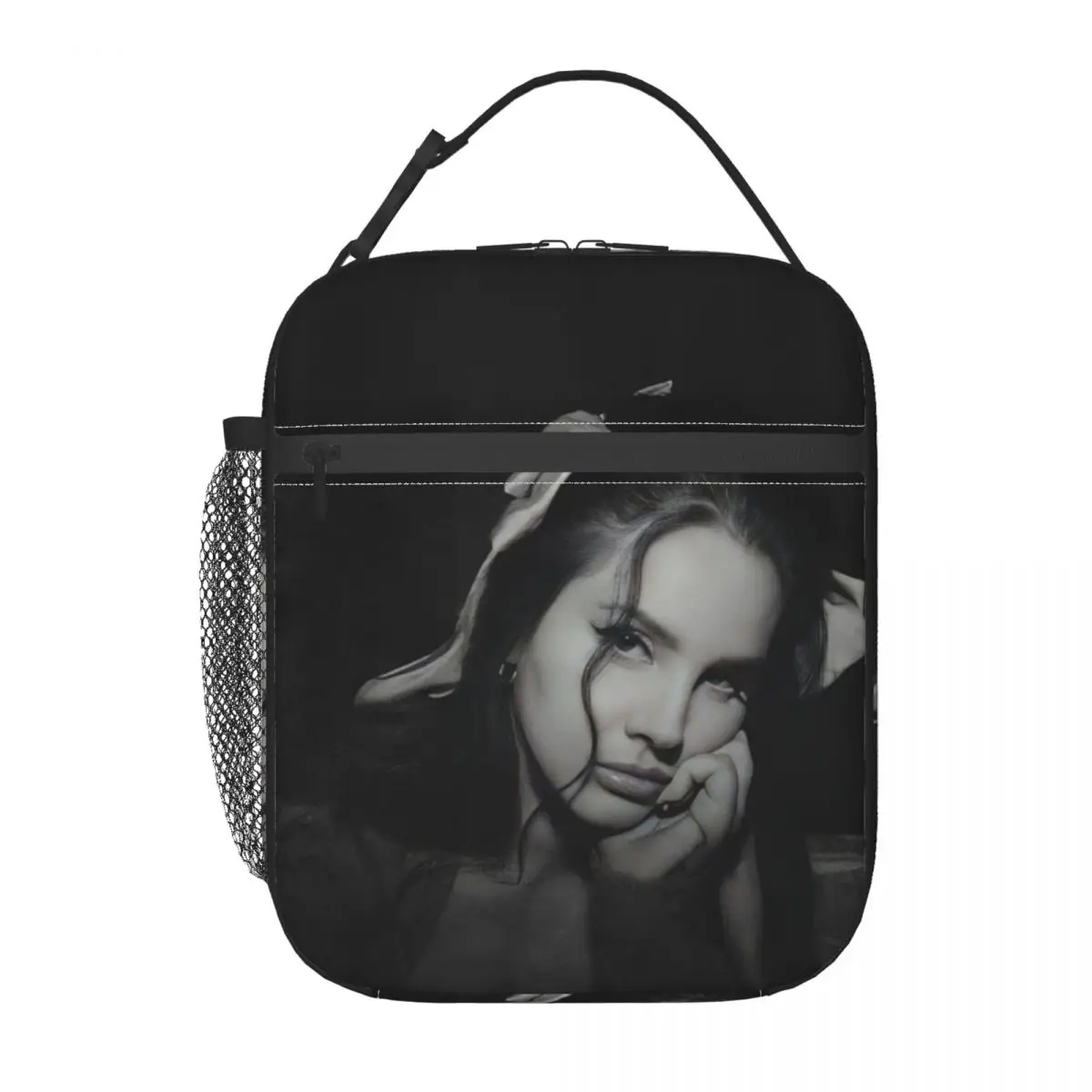 Custom Singer Lana Del Rey Lunch Bag for Women Cooler Thermal Insulated Lunch Box Kids School Children Waterproof Tote Bags
Custom Singer Lana Del Rey Lunch Bag for Women Cooler Thermal Insulated Lunch Box Kids School Children Waterproof Tote Bags