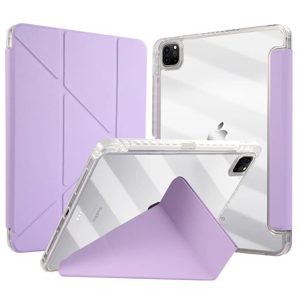 Case For iPad Pro 13 2024/Pro 12.9 3rd 4th 5th 6th/Air 13 2024/2025 Transparent acrylic Y-shaped folding stand with a pen tray
Case For iPad Pro 13 2024/Pro 12.9 3rd 4th 5th 6th/Air 13 2024/2025 Transparent acrylic Y-shaped folding stand with a pen tray