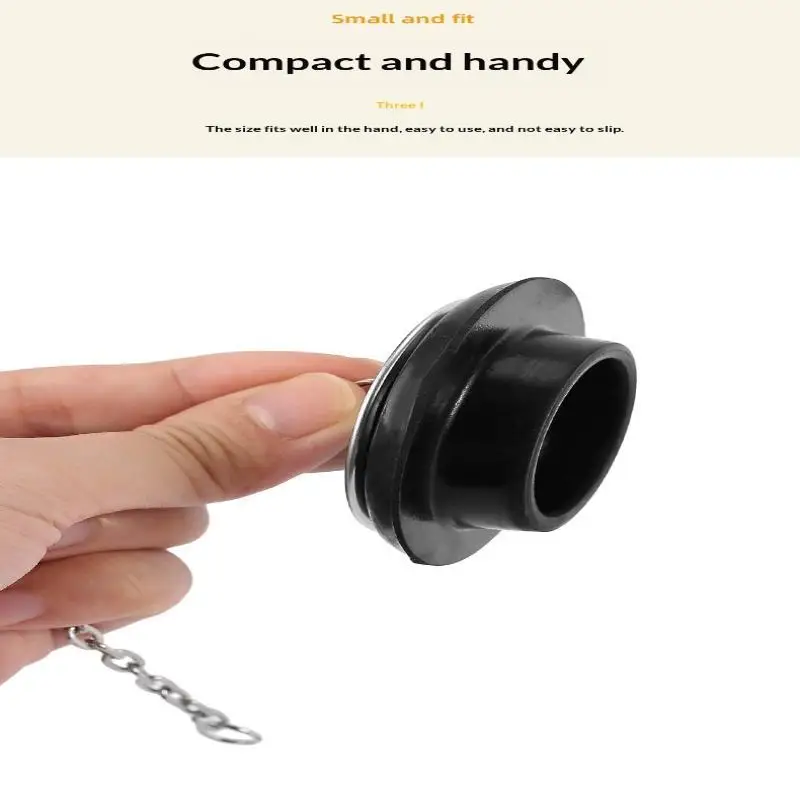 1 PCS Stainless Steel Rubber Sink Stopper With Hanging Chain Leak Proof Seal For Kitchen Bathroom Drain
1 PCS Stainless Steel Rubber Sink Stopper With Hanging Chain Leak Proof Seal For Kitchen Bathroom Drain