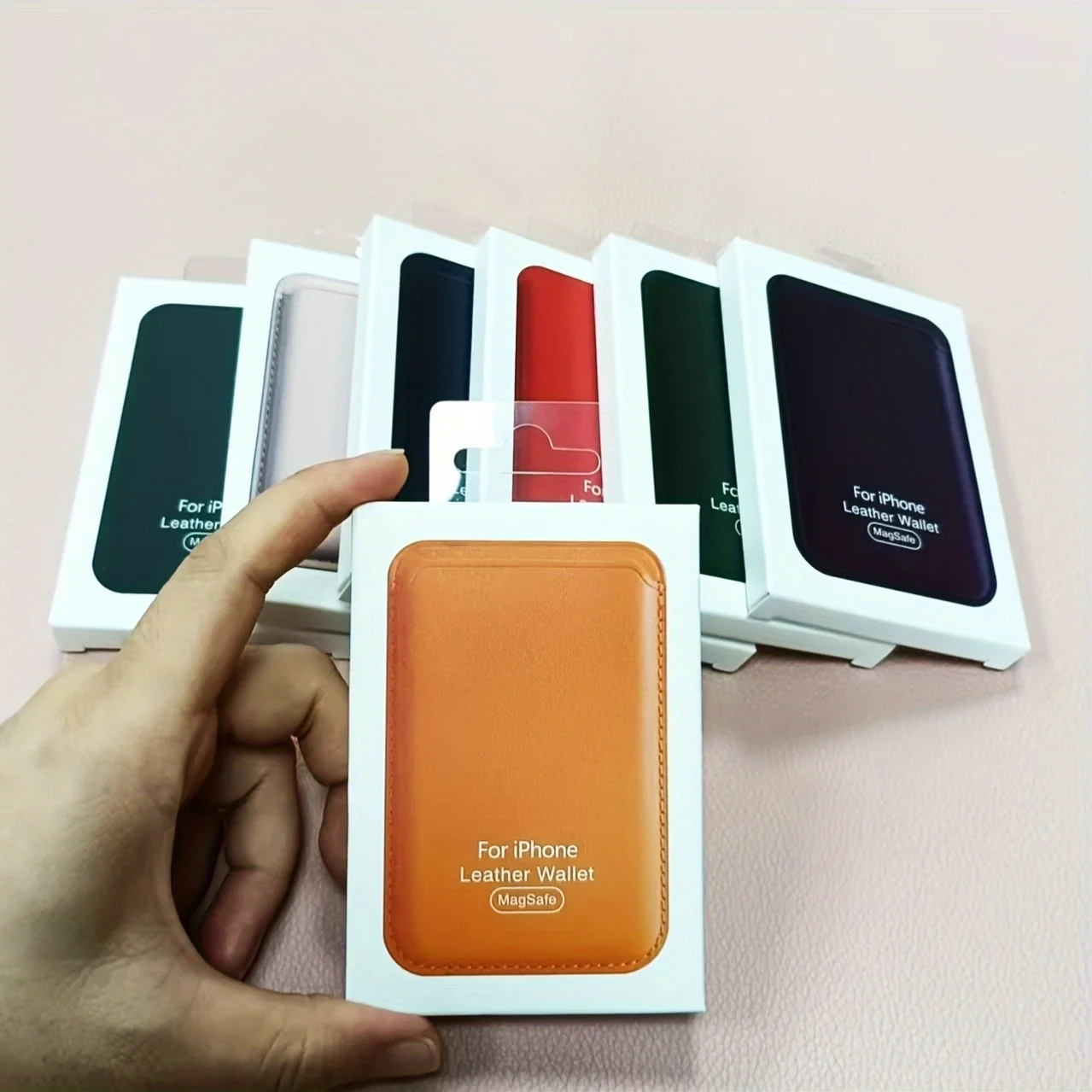 Fashion Women Leather Card Wallet Phone Card Holder For Magsafe Magnetic Case Suitable For all iPhone Cases Card Phone Back Bag
Fashion Women Leather Card Wallet Phone Card Holder For Magsafe Magnetic Case Suitable For all iPhone Cases Card Phone Back Bag