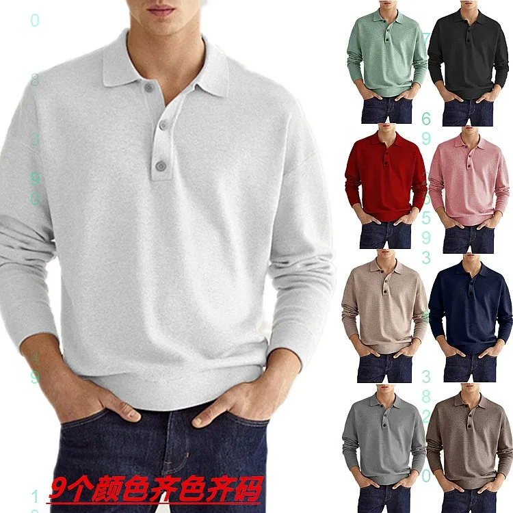 Men's V Neck Button Long Sleeve Polo Shirt Tee Blouse Top Casual Tops Shirts
Men's V Neck Button Long Sleeve Polo Shirt Tee Blouse Top Casual Tops Shirts