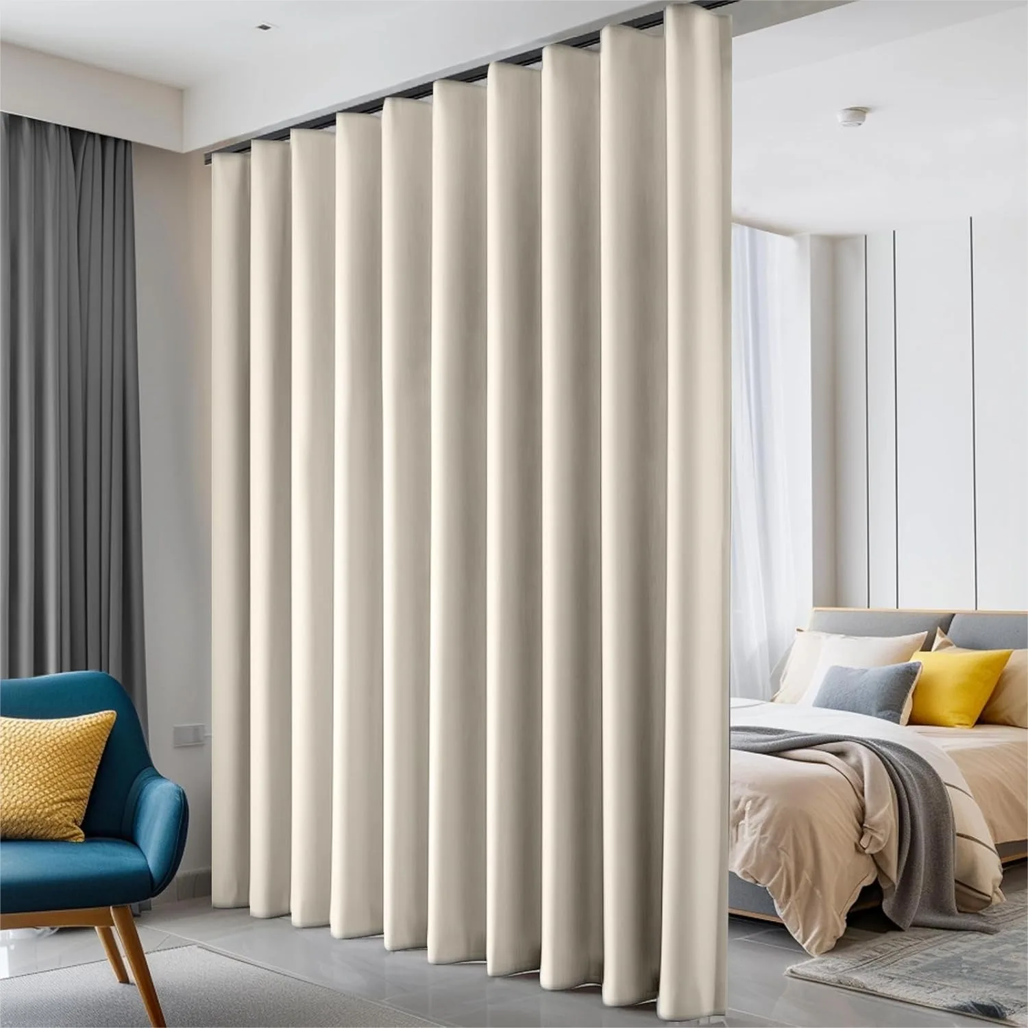 Room Divider Curtains Blackout Floor to Ceiling Curtain with Hook Sliding Door Curtains Ceiling Mount Extra Wide Wall Divider
Room Divider Curtains Blackout Floor to Ceiling Curtain with Hook Sliding Door Curtains Ceiling Mount Extra Wide Wall Divider