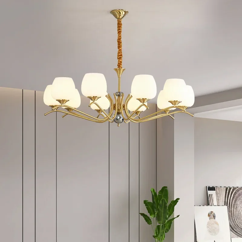 DORIAN American Luxury Brass Chandelier LED Modern Simple Living Room Restaurant Bedroom Study Villa Hotel Cafe Pendant Lamp
DORIAN American Luxury Brass Chandelier LED Modern Simple Living Room Restaurant Bedroom Study Villa Hotel Cafe Pendant Lamp