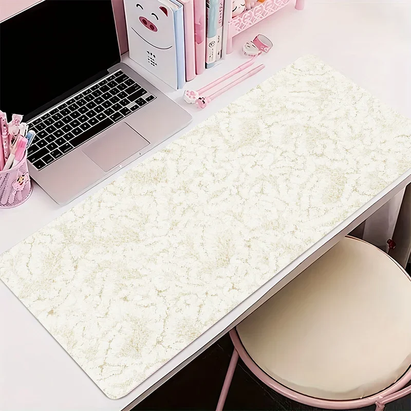 Large White Marble Mouse Pad, Non-Slip Waterproof Rubber Base, Modern Minimalist Style, 30x80cm Size, for Office Gaming Desk Set
Large White Marble Mouse Pad, Non-Slip Waterproof Rubber Base, Modern Minimalist Style, 30x80cm Size, for Office Gaming Desk Set