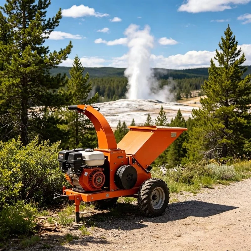 Commercial Heavy Duty Diesel Wood Chipper Wear Resistant Blades Shredder for Park Nursery Green Trash Recycling
Commercial Heavy Duty Diesel Wood Chipper Wear Resistant Blades Shredder for Park Nursery Green Trash Recycling