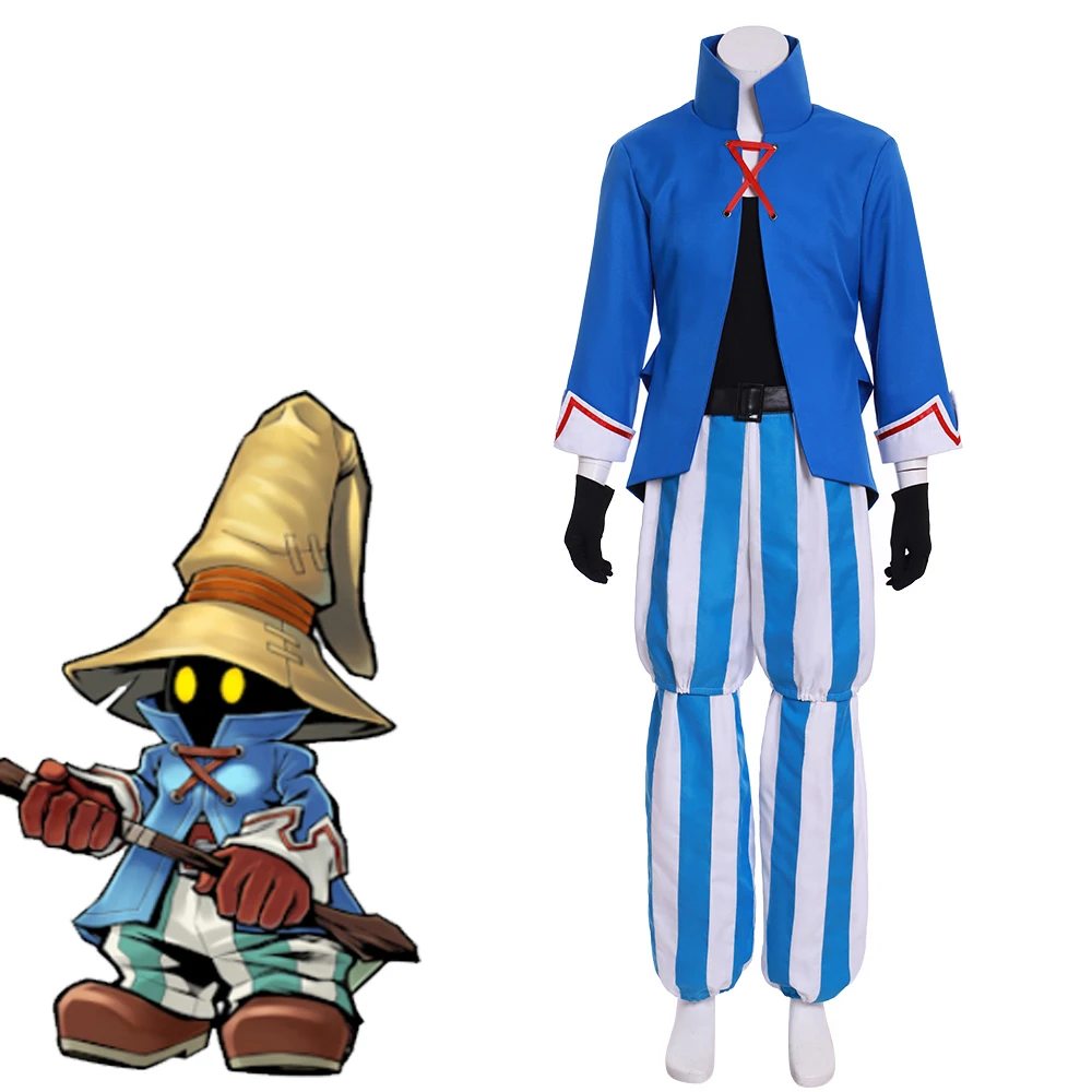 Vivi Final Fantasy Косплей Костюм Мужская Синяя Куртка Брюки Рубашка Костюм Хэллоуин Наряд
Vivi Final Fantasy Косплей Костюм Мужская Синяя Куртка Брюки Рубашка Костюм Хэллоуин Наряд