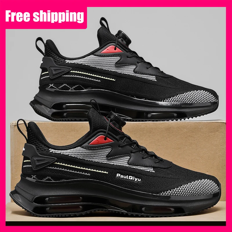 Men Sports Shoes Thick Sole Soft Elastic Cushioning Anti Slip New Rotating Buckle Mesh Fashion Versatile Tennis Shoes for Men
Men Sports Shoes Thick Sole Soft Elastic Cushioning Anti Slip New Rotating Buckle Mesh Fashion Versatile Tennis Shoes for Men