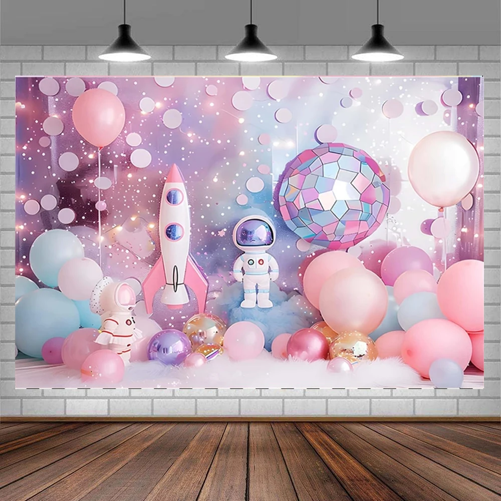 Space Astronaut Photography Backdrop For Pink Boys Girls Birthday Party Decor Glitter Stars Children Birthday Party Background
Space Astronaut Photography Backdrop For Pink Boys Girls Birthday Party Decor Glitter Stars Children Birthday Party Background