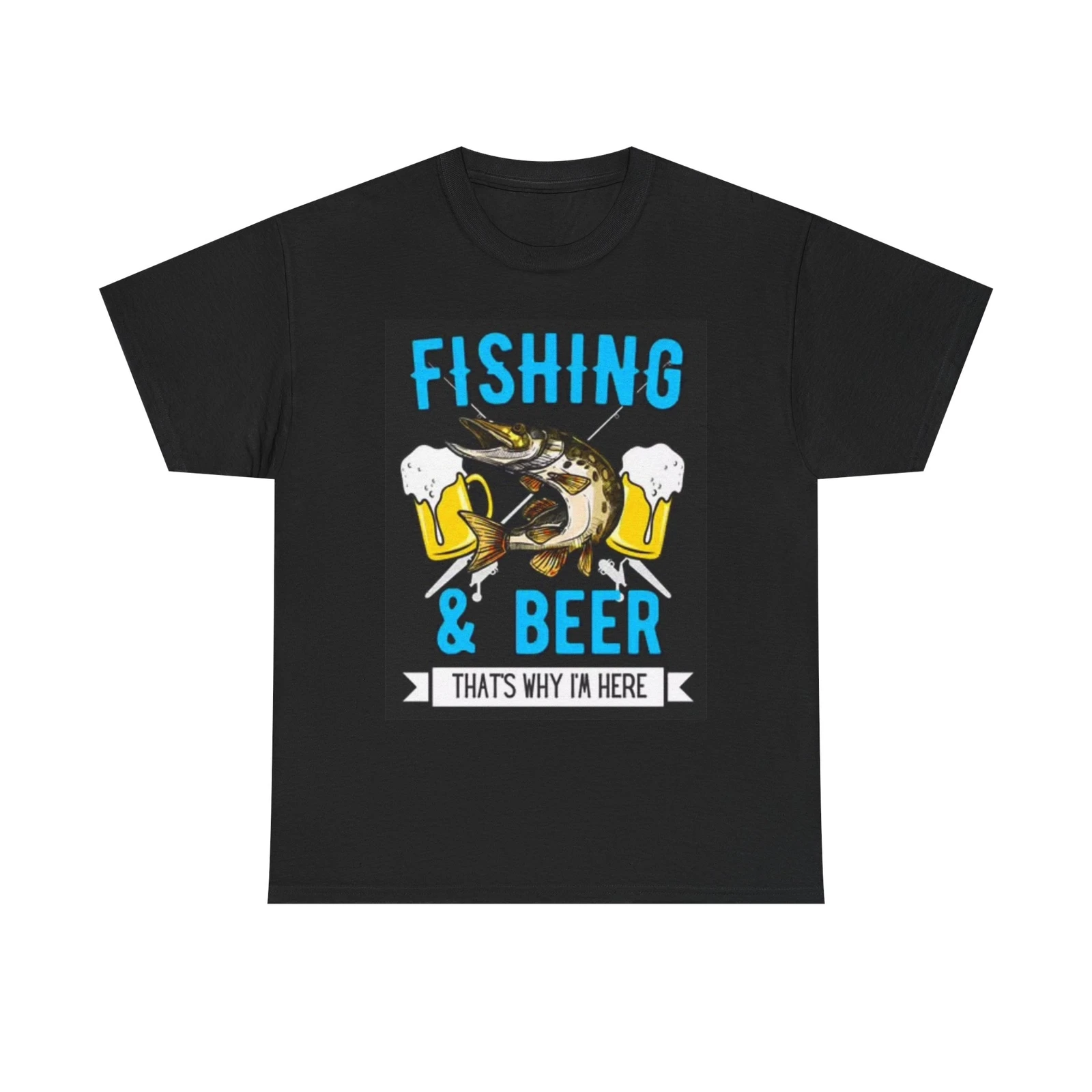 Fishing And Beer Graphic T Shirt Outdoors Hiking Unisex Heavy Cotton Tee
Fishing And Beer Graphic T Shirt Outdoors Hiking Unisex Heavy Cotton Tee