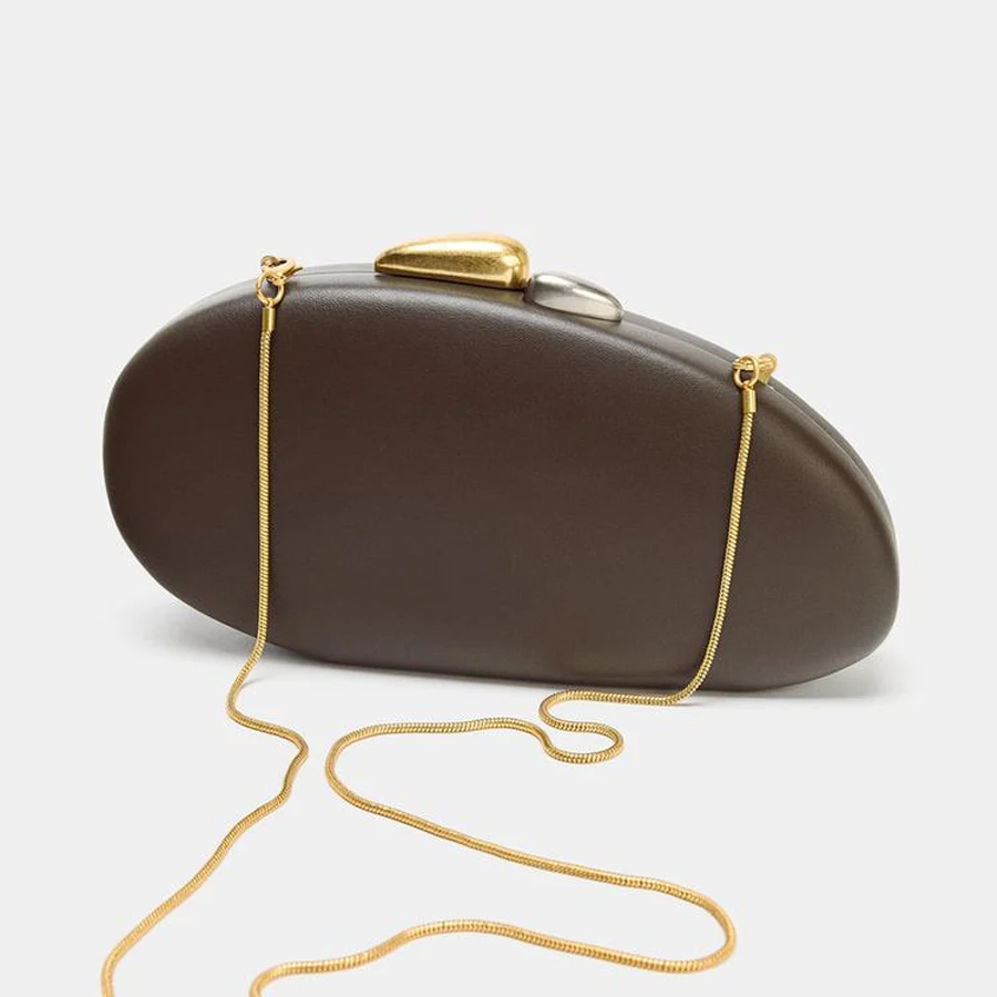 Fashion Shell Clucth Bag Designer Chic Lock Handbags Luxury Pu Leather Chains Shoulder Crossbody Bags legant Party Purses
Fashion Shell Clucth Bag Designer Chic Lock Handbags Luxury Pu Leather Chains Shoulder Crossbody Bags legant Party Purses