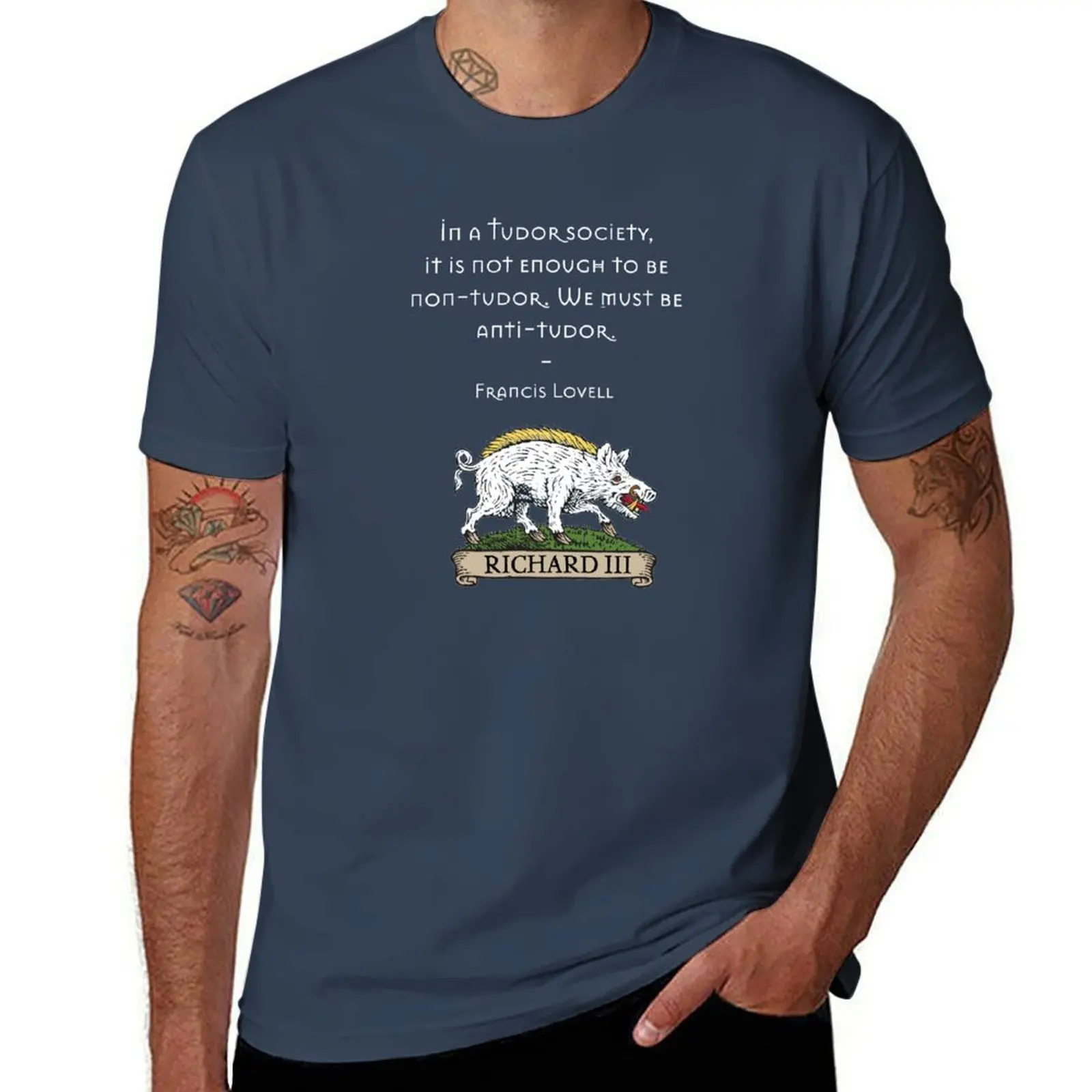 Richard III - Anti-Tudor T-Shirt Fashion Casual Short Sleeve T-Shirt
Richard III - Anti-Tudor T-Shirt Fashion Casual Short Sleeve T-Shirt